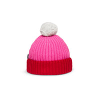 Joyful Pompom Beanie-Candy Pink