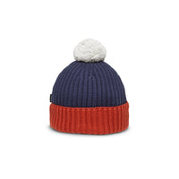 Joyful Pompom Beanie-Dk Royal