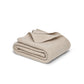 Rollercoaster Tracks Knitted Blanket-Linen