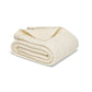 Twister Rope Knitted Blanket-Creamy