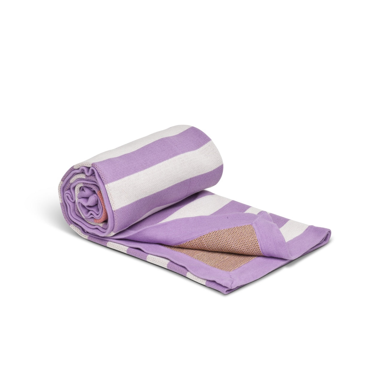 Happy Sunshine Knitted Throw-Cloud-Smoky Mauve