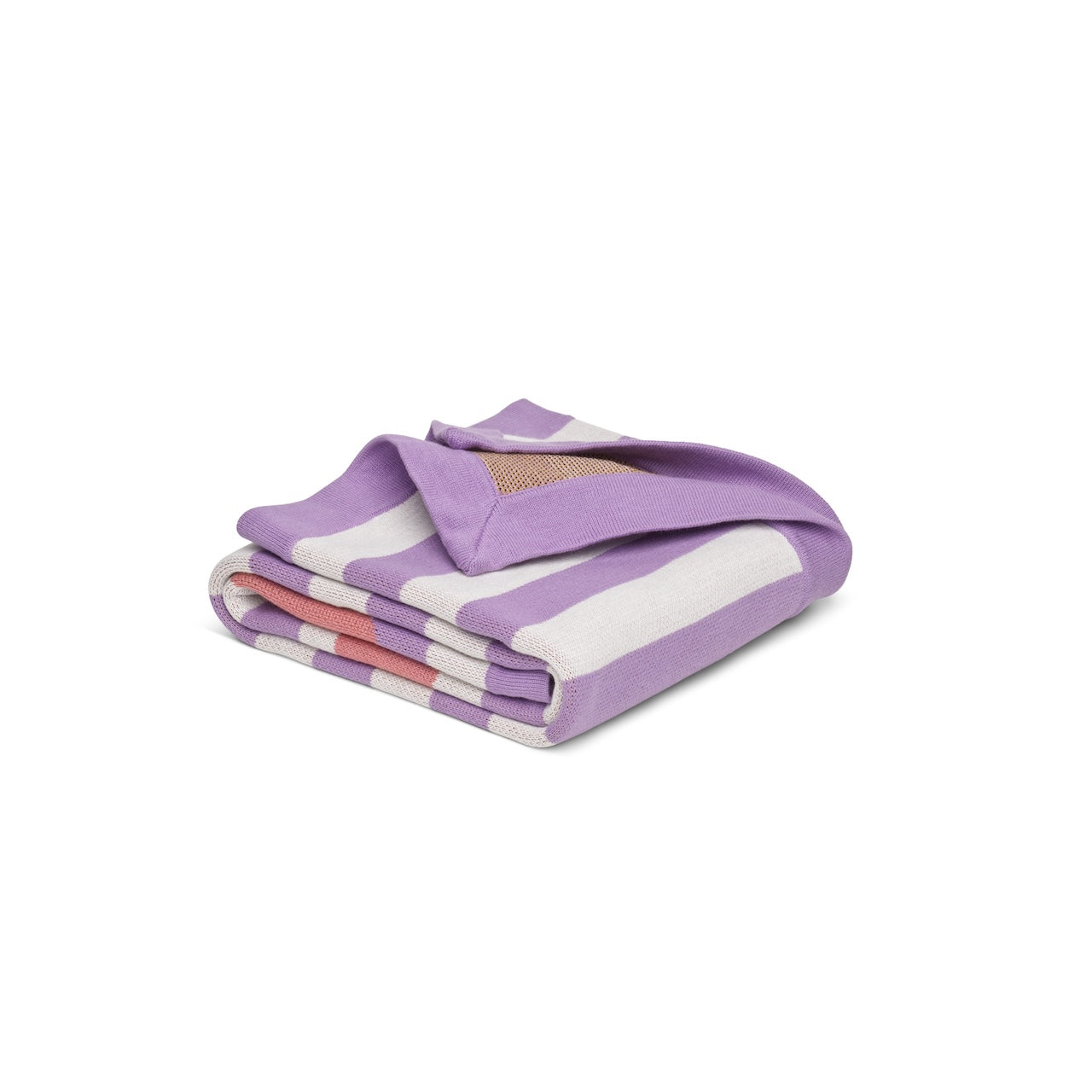 Happy Sunshine Knitted Throw-Cloud-Smoky Mauve
