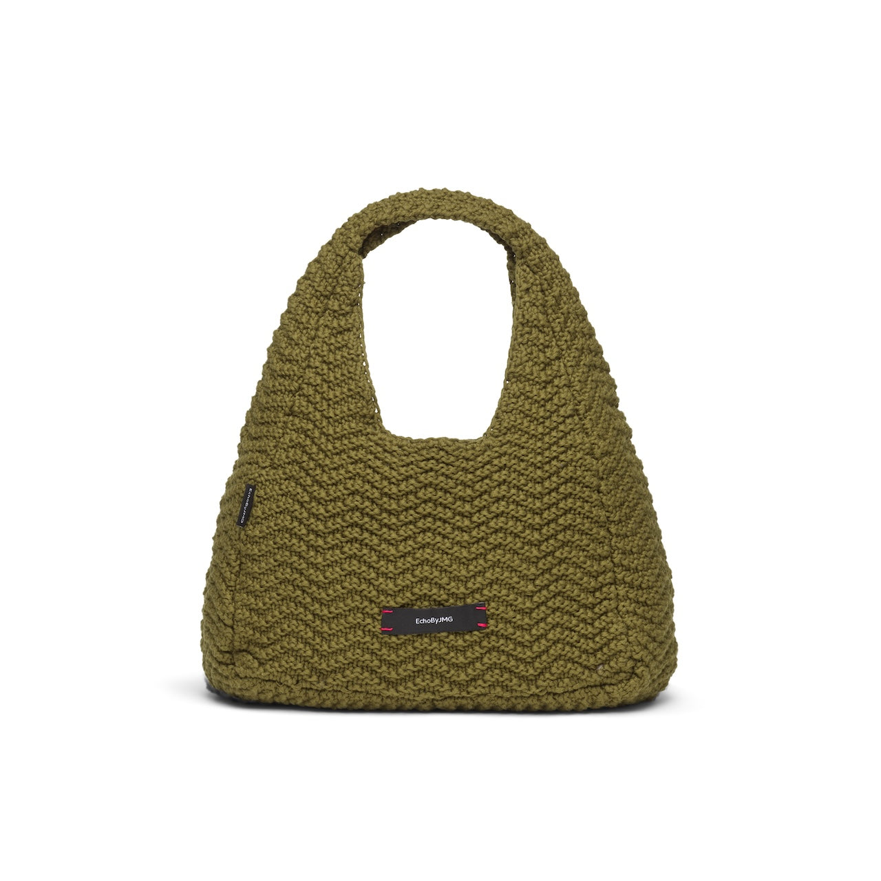 Wavetrack Dumpling Knitted Bag-Olive