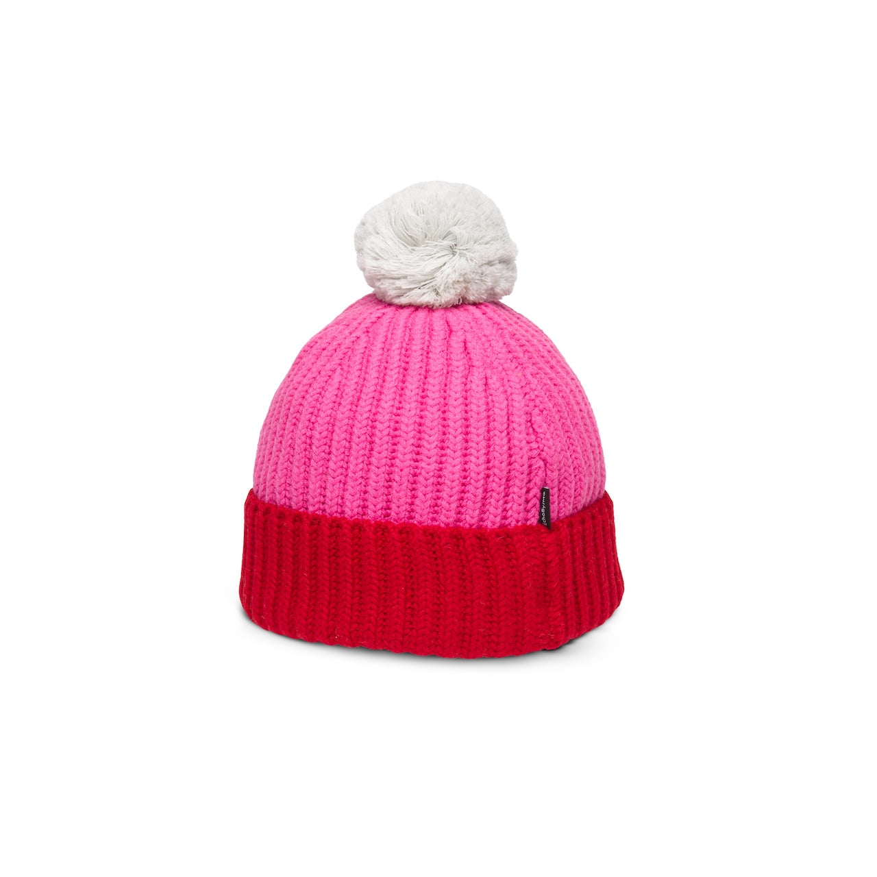 Joyful Pompom Beanie-Candy Pink