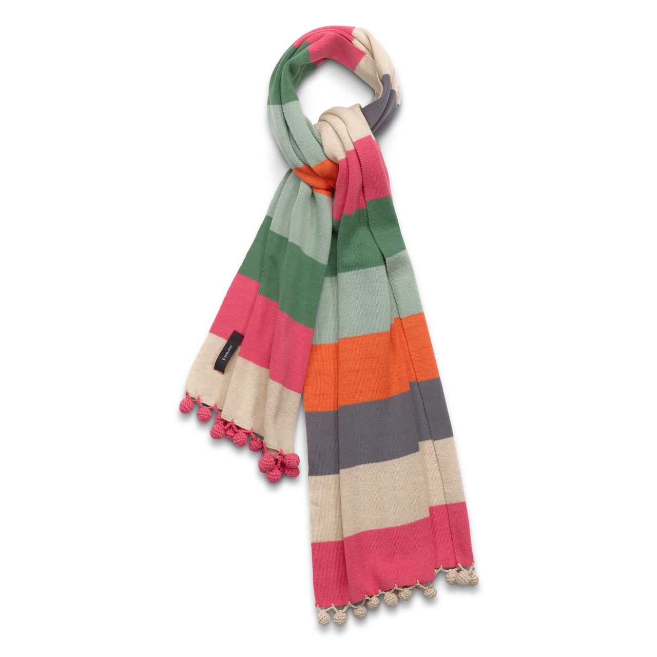 Rainbow Crossing Knitted Scarf-After Rain