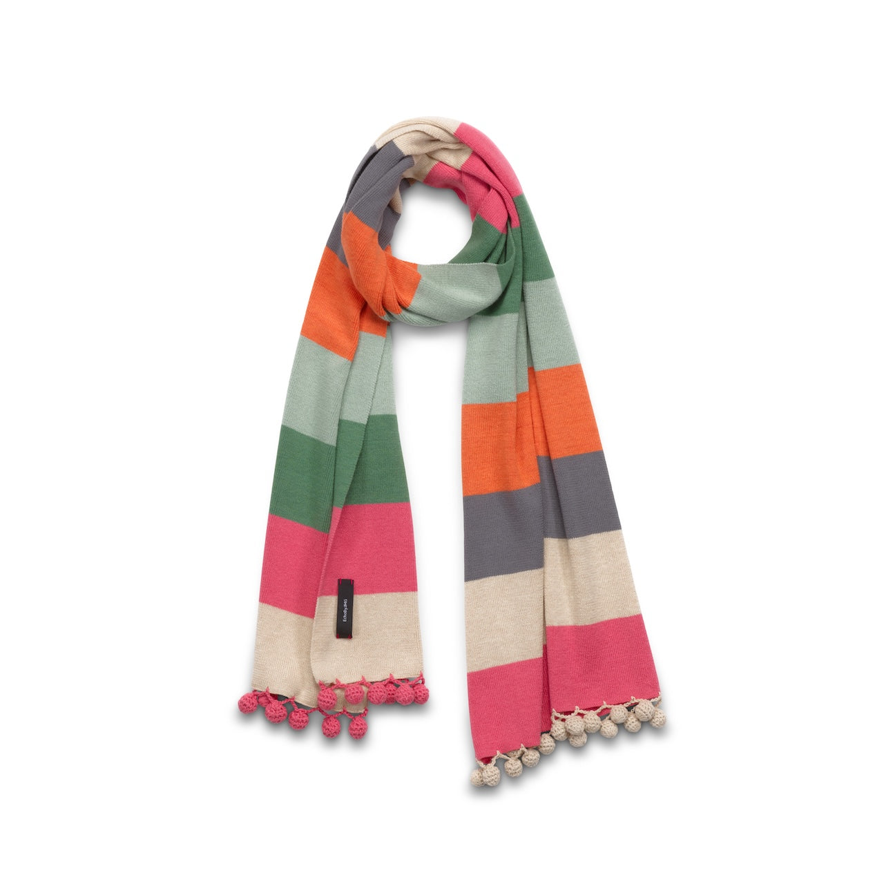 Rainbow Crossing Knitted Scarf-After Rain