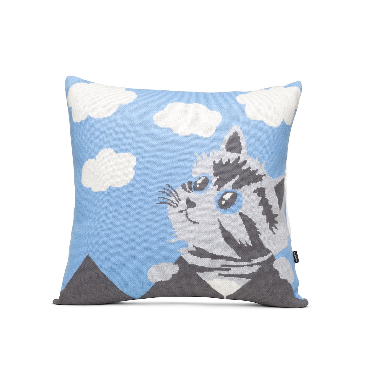 Sky & Fence Knitted Cushion Cover