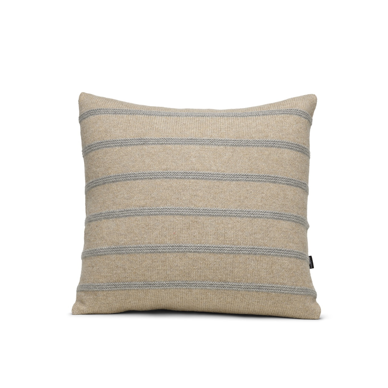Hills & Valleys Knitted Cushion Cover-Oat