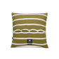 Hills & Valleys Knitted Cushion Cover-Vertiver Green