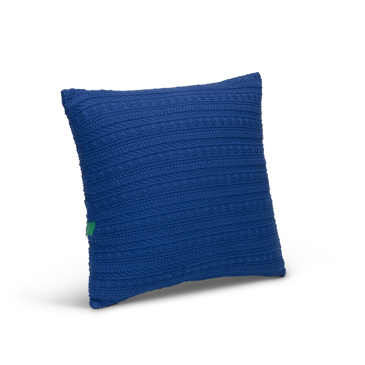 Carousel Stripes Knitted Cushion Cover-Violet Blue