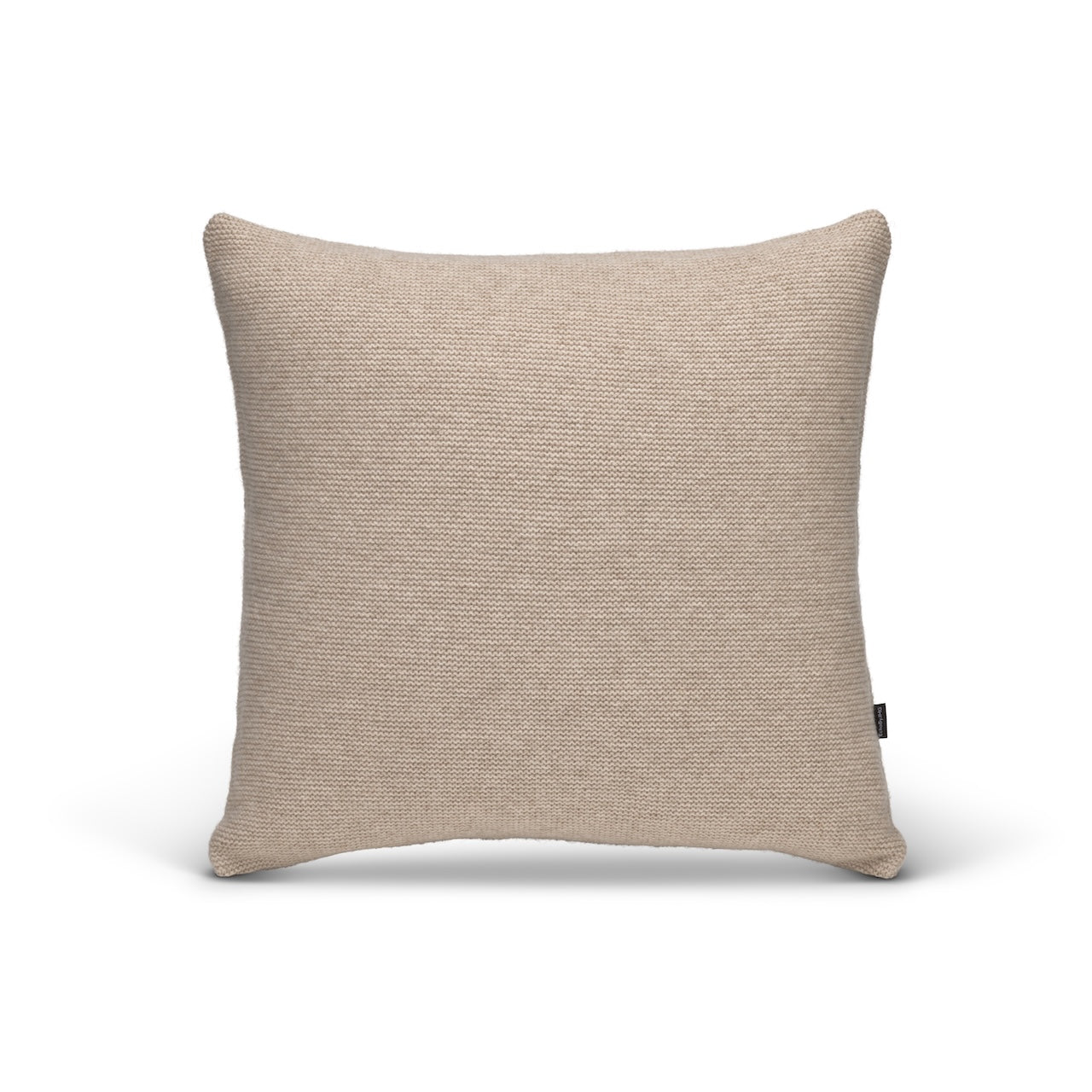 Rollercoaster Tracks Knitted Cushion Cover-Linen