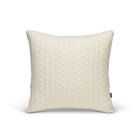 Twister Rope Knitted Cushion Cover-Creamy
