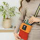 Booth Ticket Knitted Pcase-Tomato