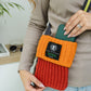 Booth Ticket Knitted Pcase-Tomato