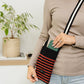 Fun Stripes Knitted Pcase-Pumpkin
