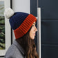 Joyful Pompom Beanie-Dk Royal