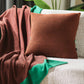 Lucky Arrow Knitted Cushion Cover-Pumpkin