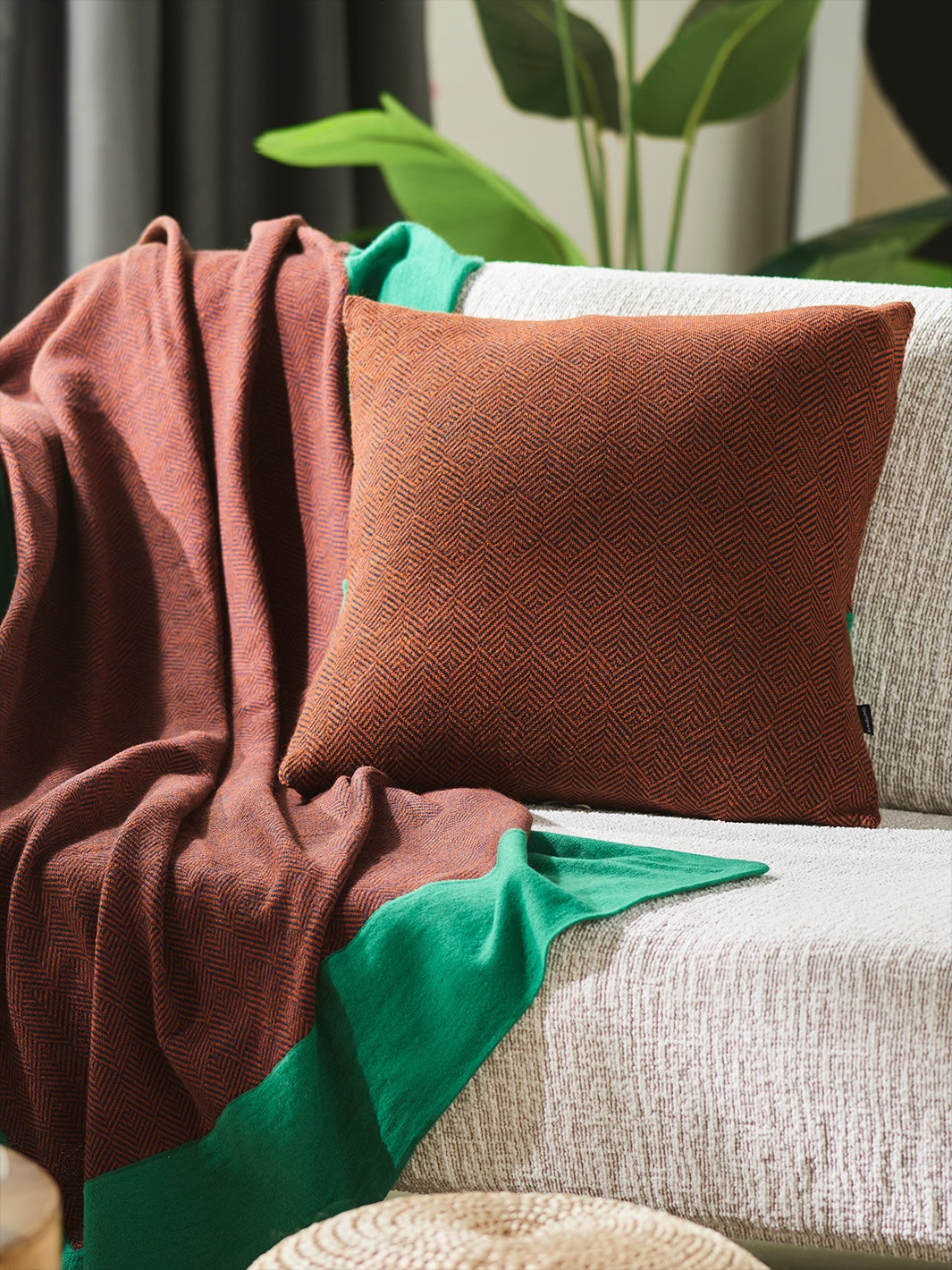 Lucky Arrow Knitted Throw