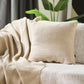 Rollercoaster Tracks Knitted Blanket-Linen